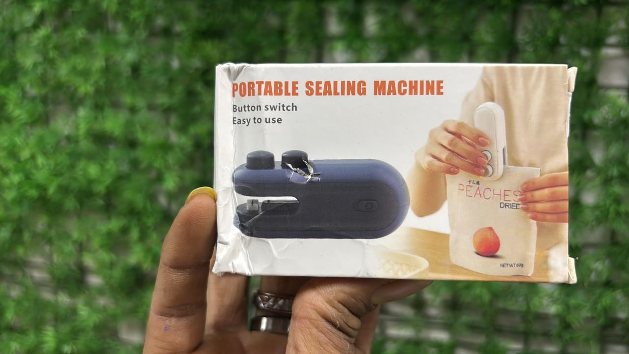 Kitchen Essentials Combo Premium 7-in-1 Portable Sealer, 3-in-1 Soap Dispenser, Rechargeable Juice Blender, Steel Chopping Board, Milk Frother, Multifunctional Slicer & Spray Oil Bottle