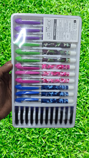 Multi-Color Gel Ink Pen Set with Extra Refills 12 Pens, Smooth