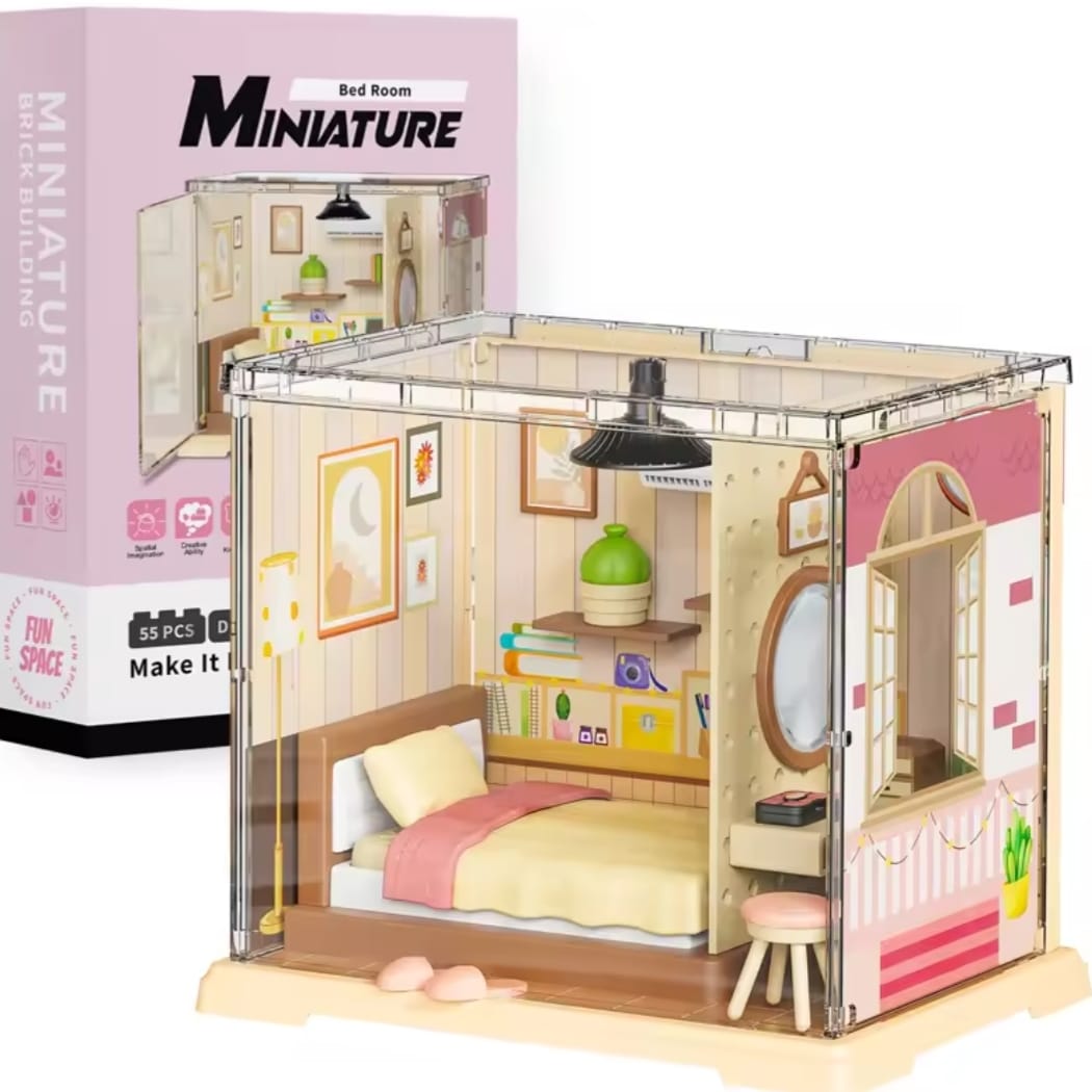 MINIATURE HOUSE - DIY Kit Perfect gift for your Kids.
