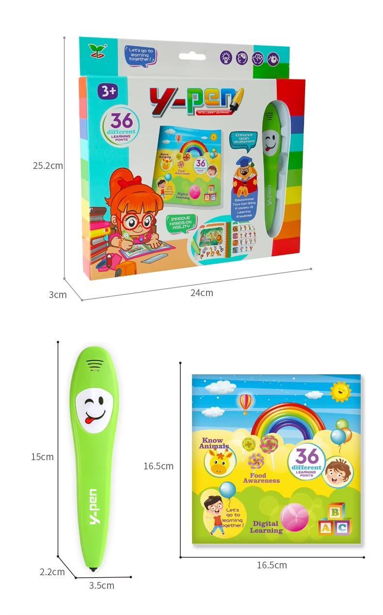 Y-Pen Early Education Interactive Smart Pen & Learning Book