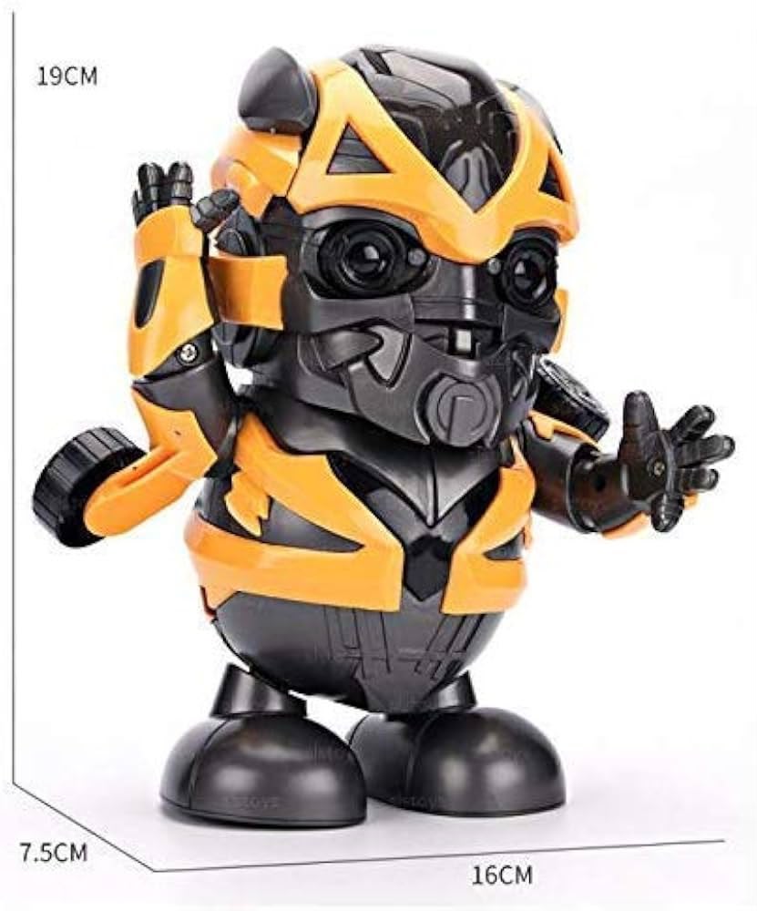 Interactive Dancing Bumblebee Robot Toy with Lights & Music