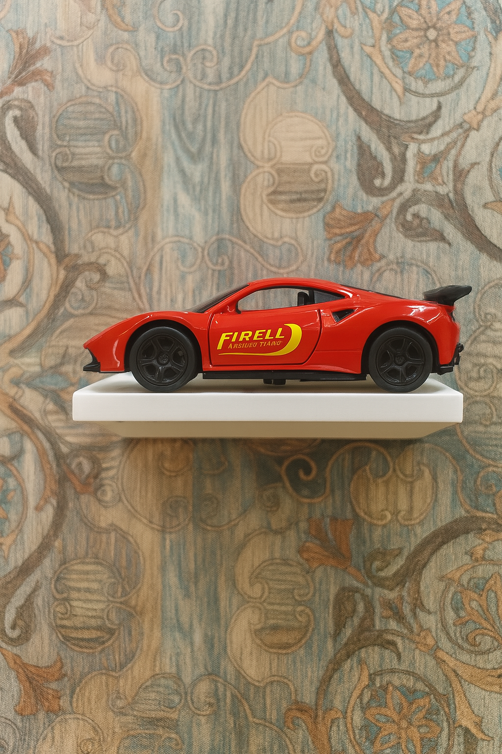 🔥 Hot Wheels Collector Combo – 2 Random Die-Cast Cars + 2 Wall Display Stands (3D Printed)