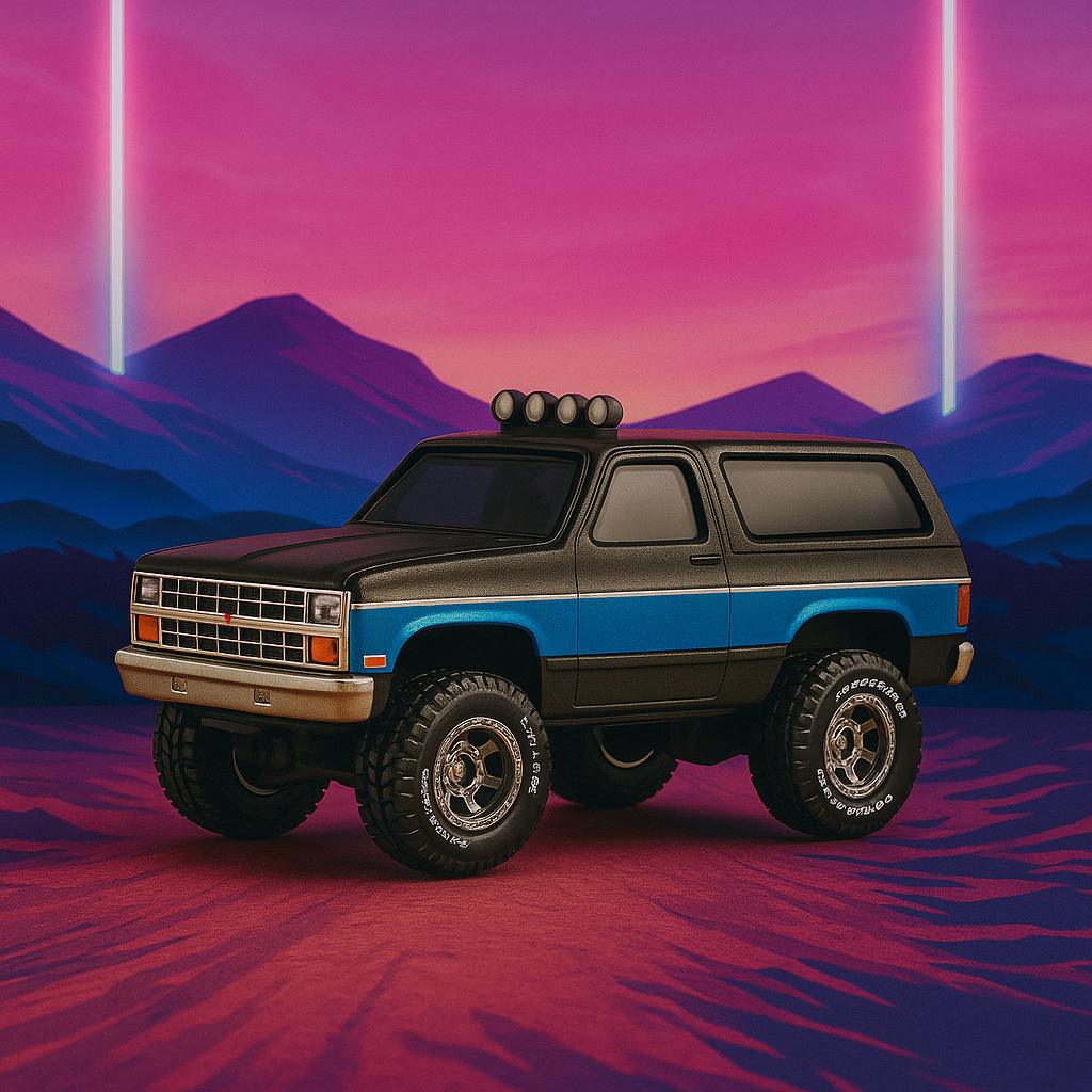 π Chevy Blazer 4x4 β Hot Wheels Premium (Tubular Trucks Series #2/5)