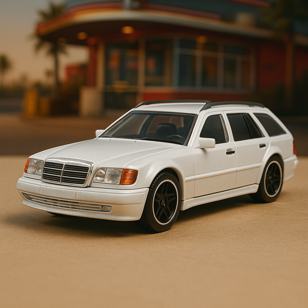 🤍 Mercedes-Benz E 36 AMG – Hot Wheels Premium (Boulevard Series
