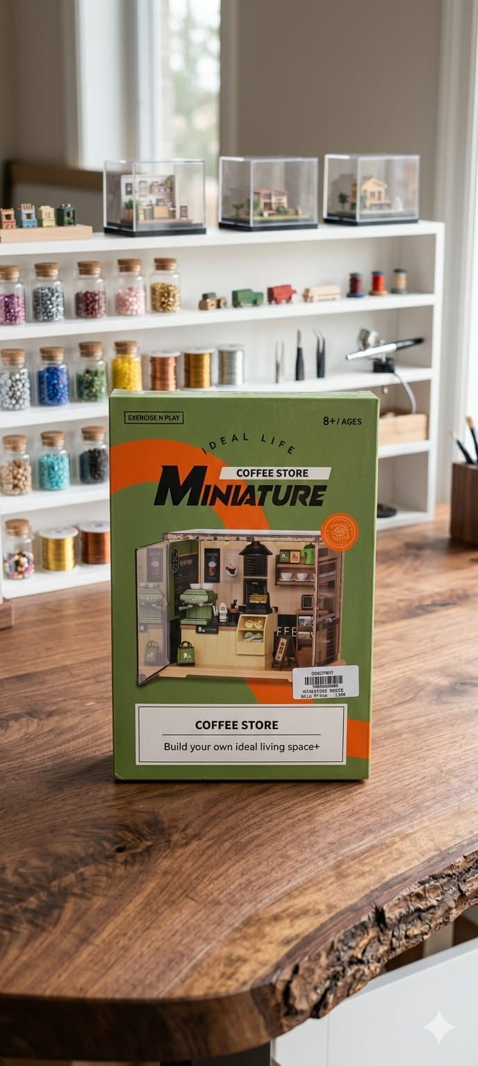 MINIATURE HOUSE - DIY Kit Perfect gift for your Kids.