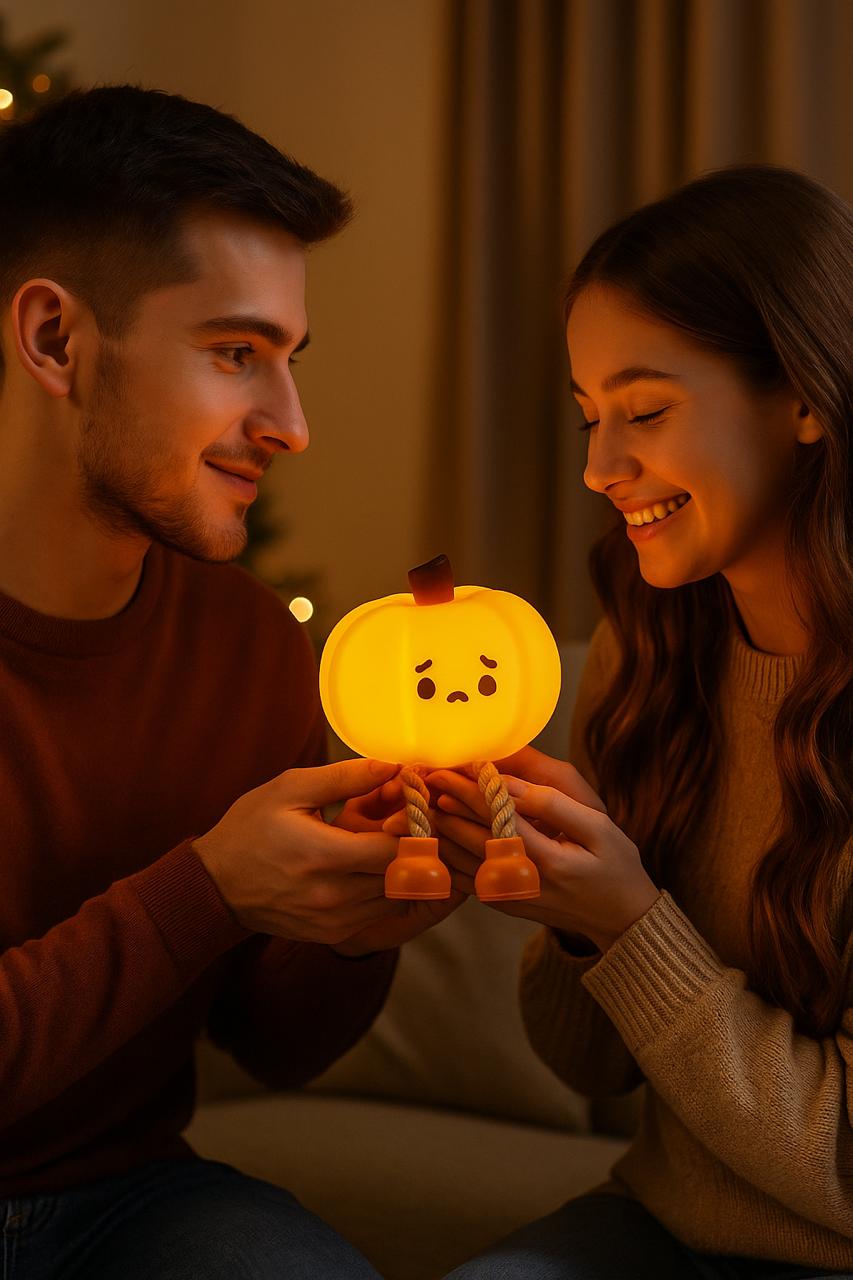 Cute Pumpkin Night Light