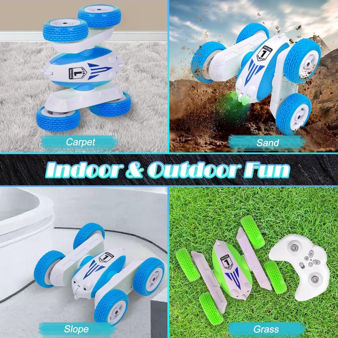 TurboTwist 360° Stunt RC Car – Dual-Sided Flip Remote