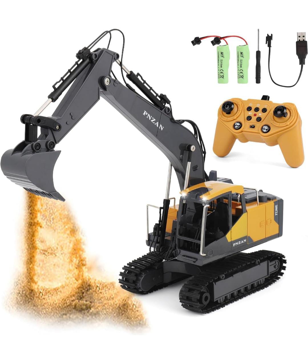 XL RC Excavator Construction Truck – 360° Rotating Remote Control jcb