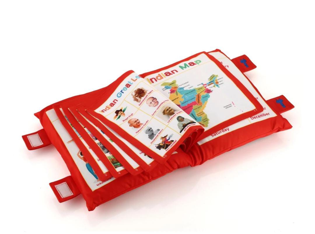 Discover India Activity Mat - Educational Foldable Play Mat for Kids"