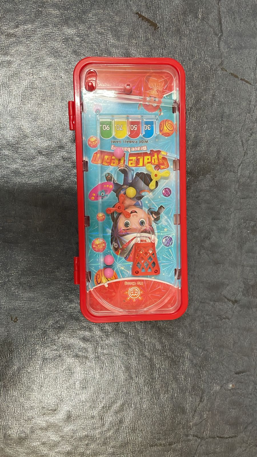 "Super Splash Water Game Pencil Case - Colorful Mini Arcade Toy for Kids"