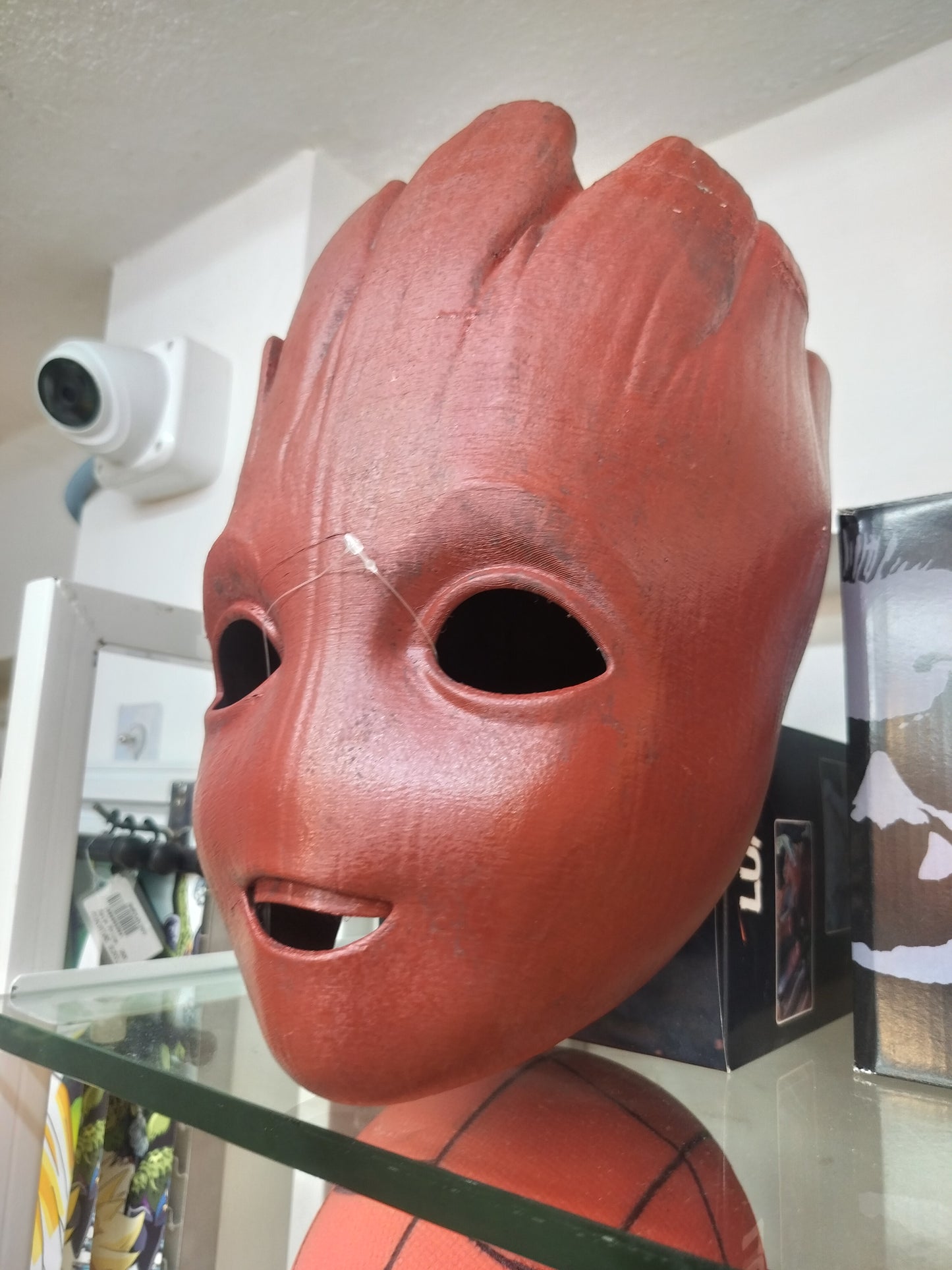 Groot Face Cosplay Mask – Guardians of the Galaxy Inspired Wooden Look