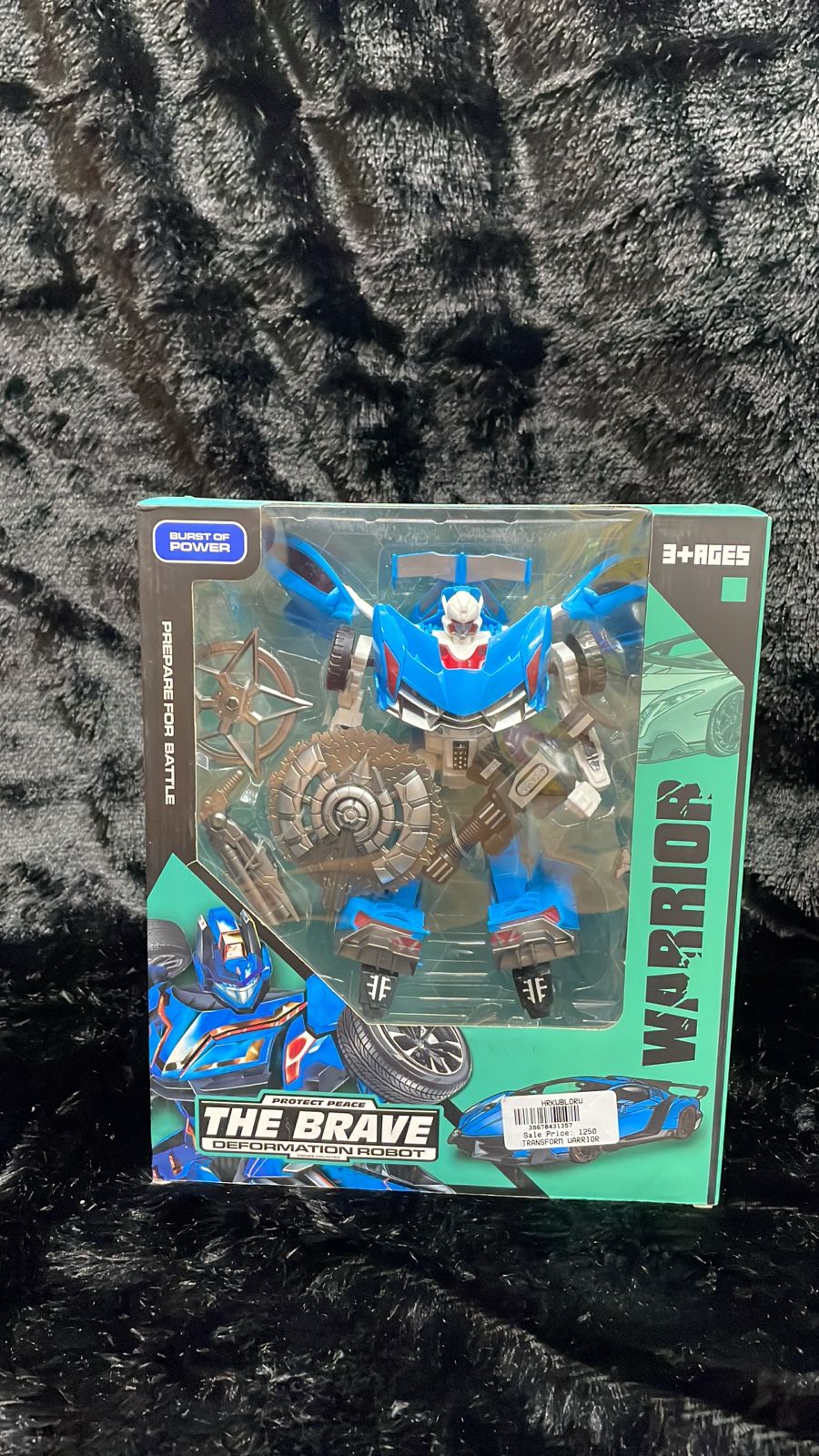 Warrior Deformation Robot - The Brave & Warfare (Green, Blue, Yellow,light green)