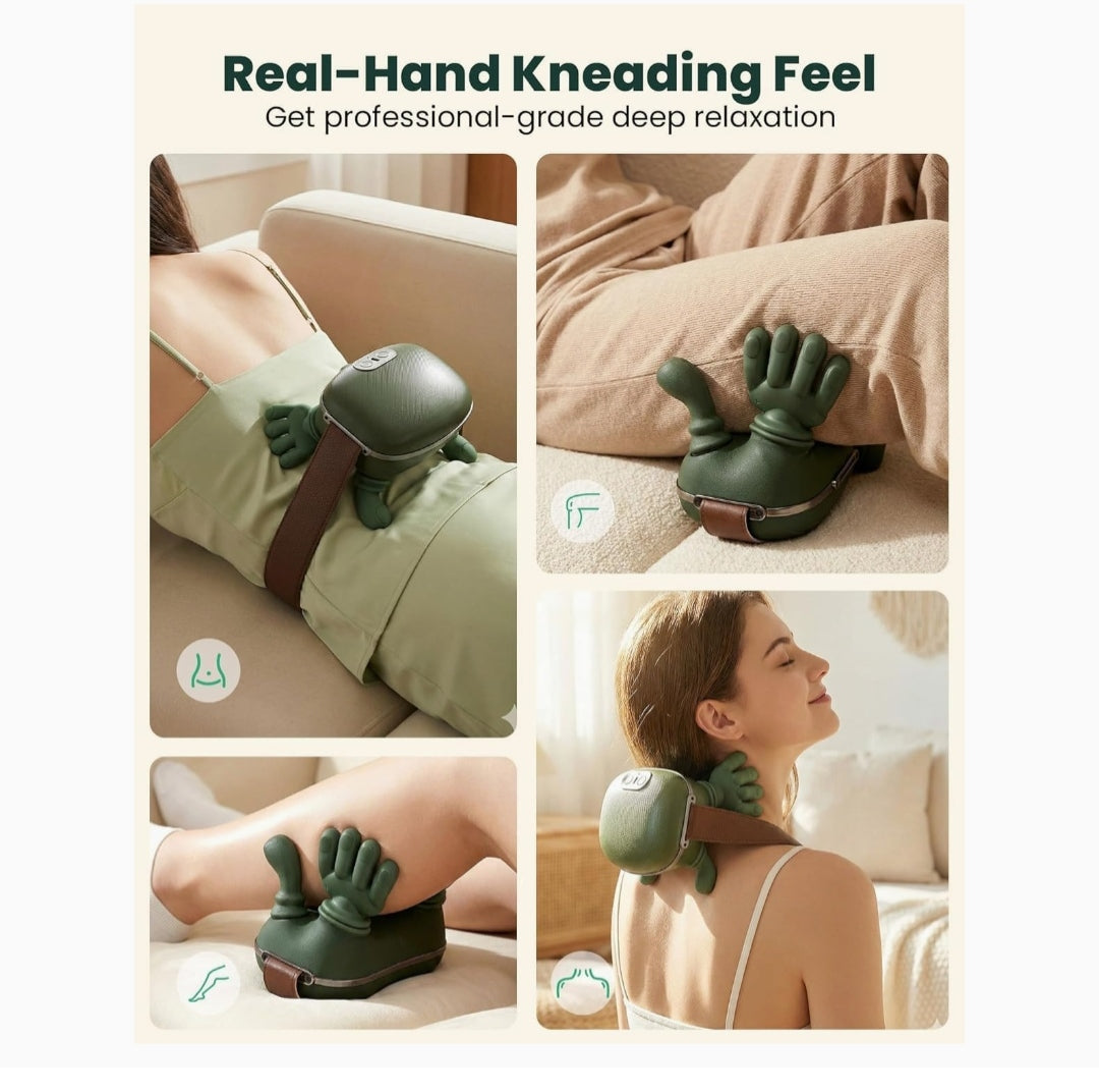 2-in-1 Full Body & Scalp Electric Massager Combo
