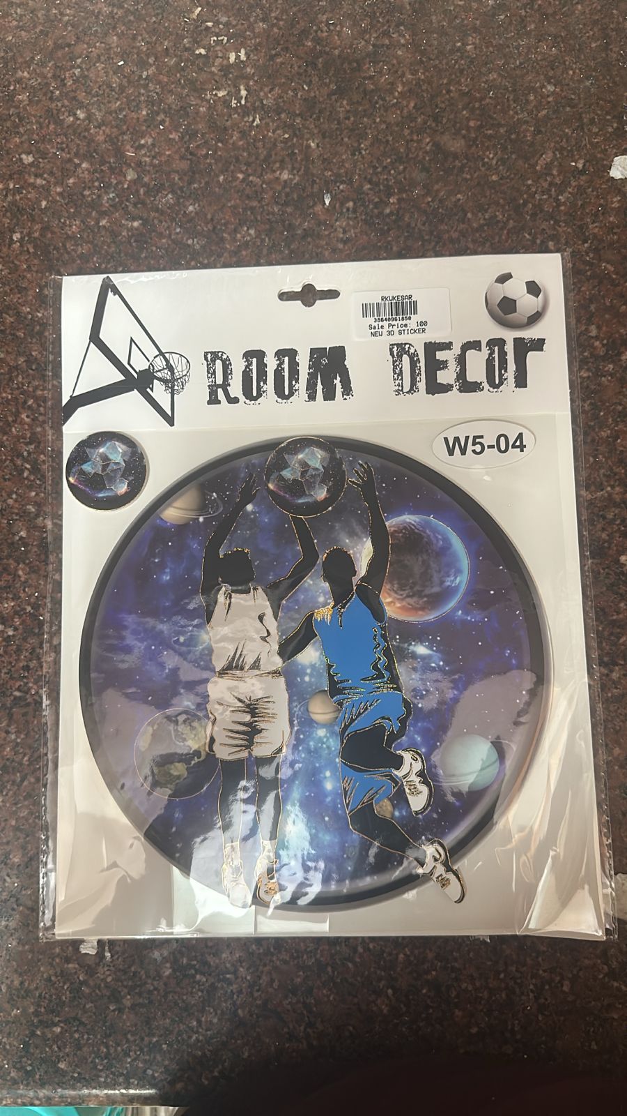 3D Sports Wall Stickers - Room Décor