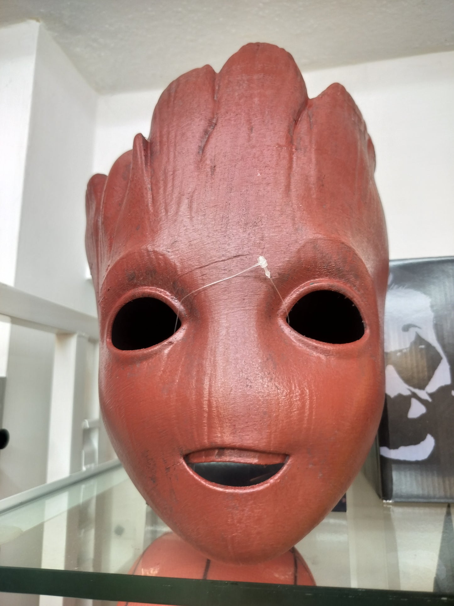 Groot Face Cosplay Mask – Guardians of the Galaxy Inspired Wooden Look