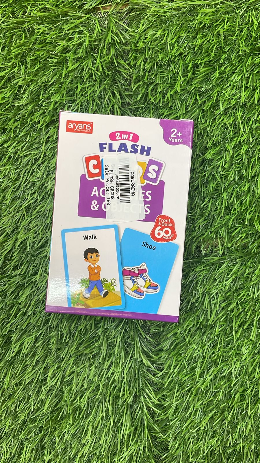 Ayens 2-in-1 Flash Cards Set for Kids