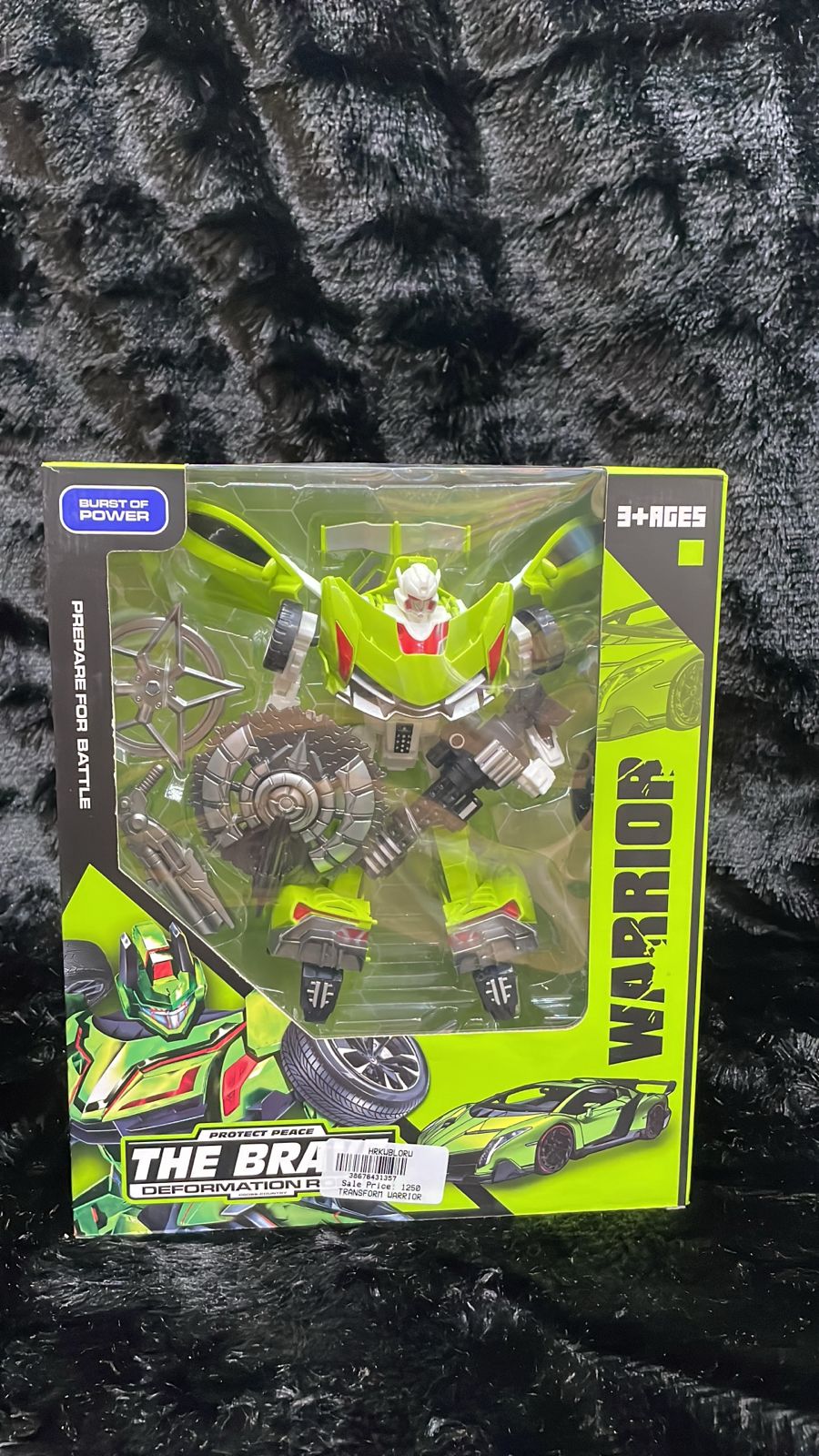 Warrior Deformation Robot - The Brave & Warfare (Green, Blue, Yellow,light green)