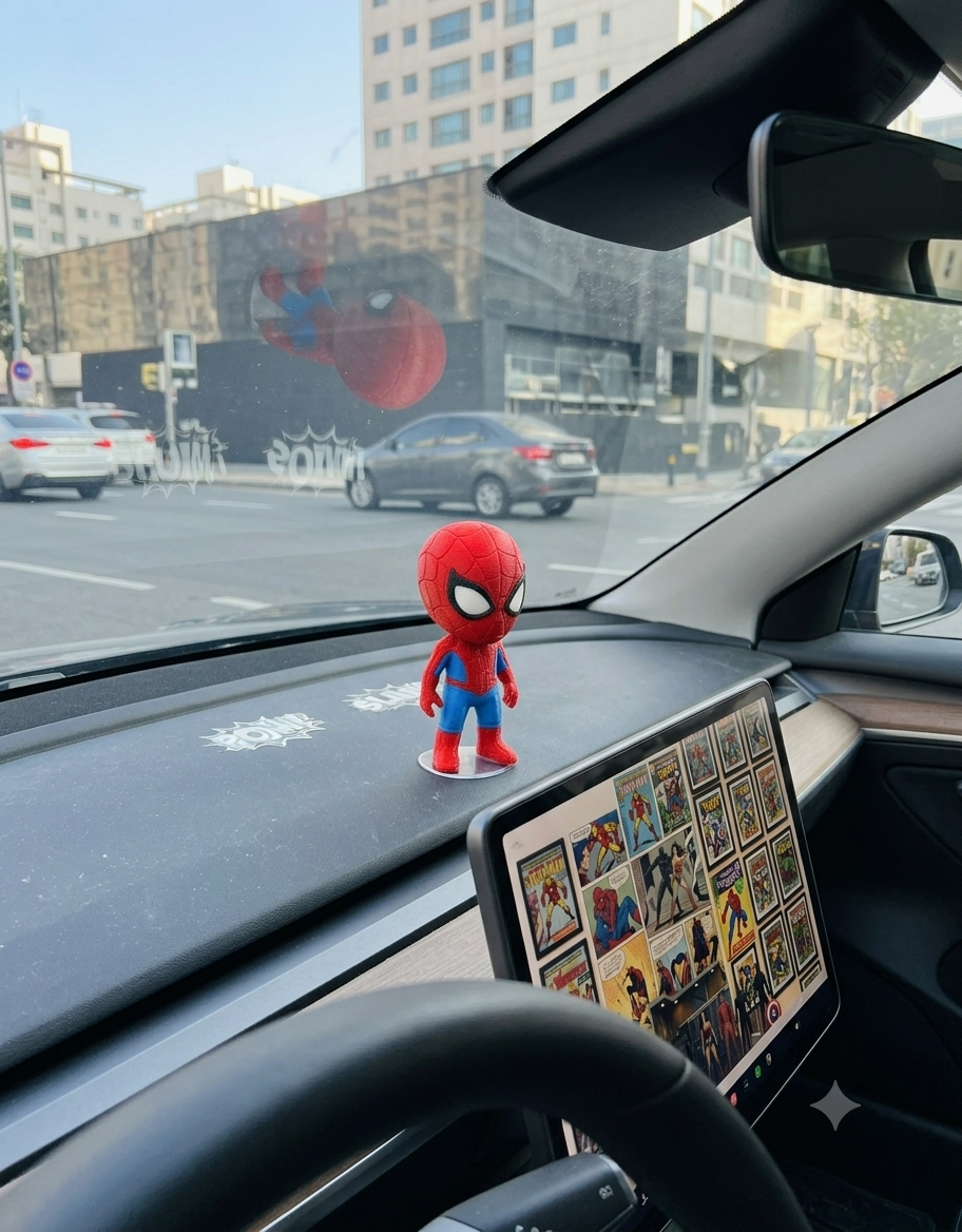 🕷️ Mini Web-Slinger Desktop Collectible Figure (Pack of 2)