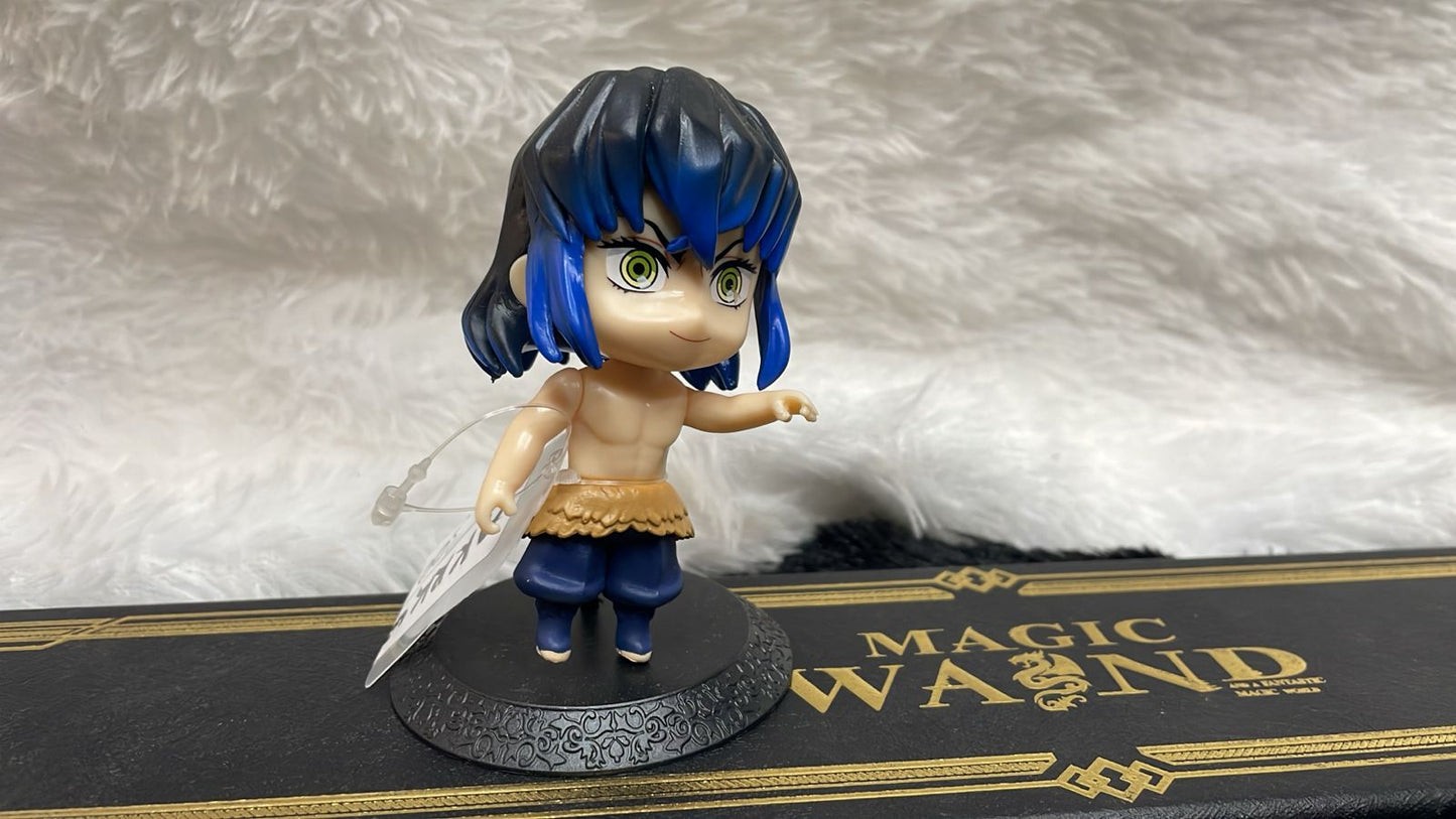 Demon Slayer Chibi Figures Set – Muichiro, Inosuke, Zenitsu, and Nezuko