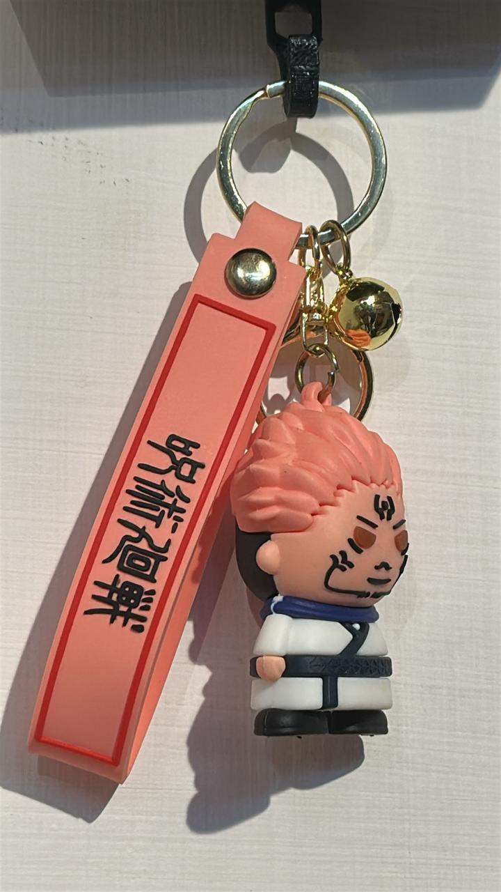 Jujutsu Kaisen Sukuna Keychain with Omamori Charm