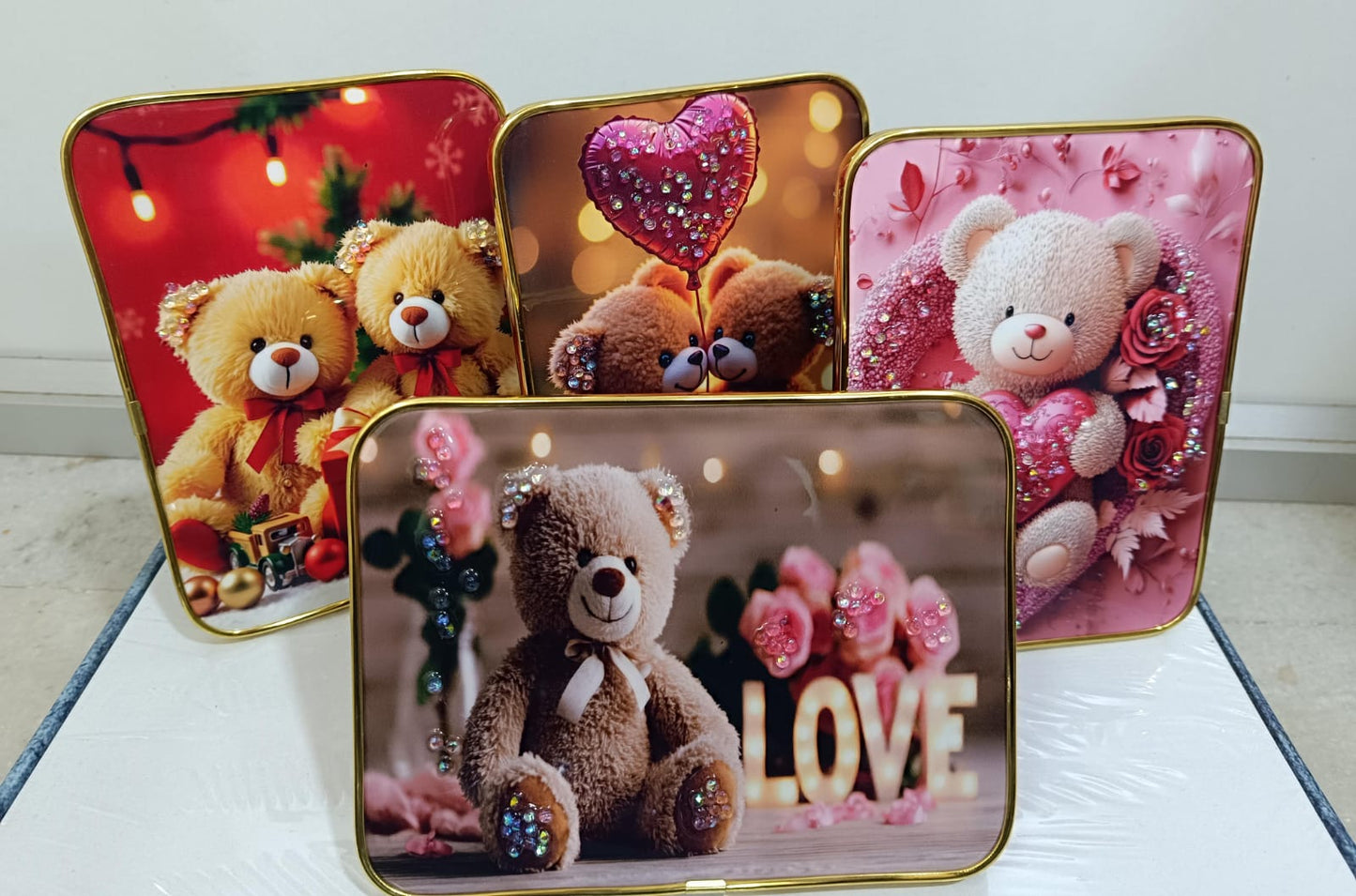 TEDDY CRYSTAL BUBBLE FRAME// 🎁🎁🎁//RANDOM COLLECTION//