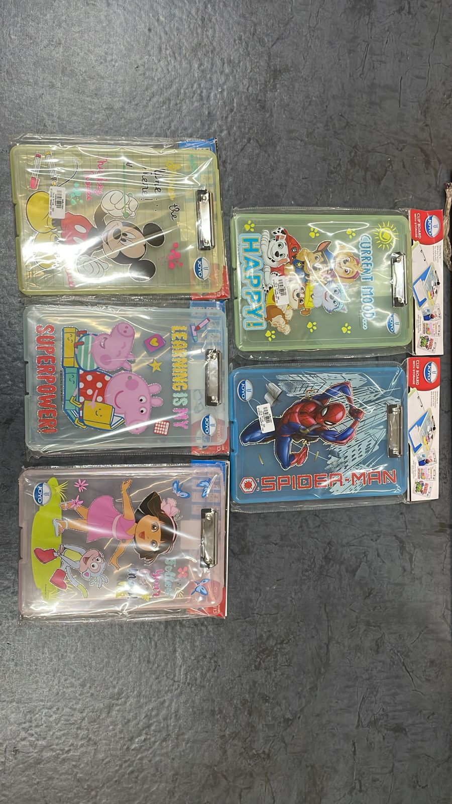 Children's Character-Themed Clipboards