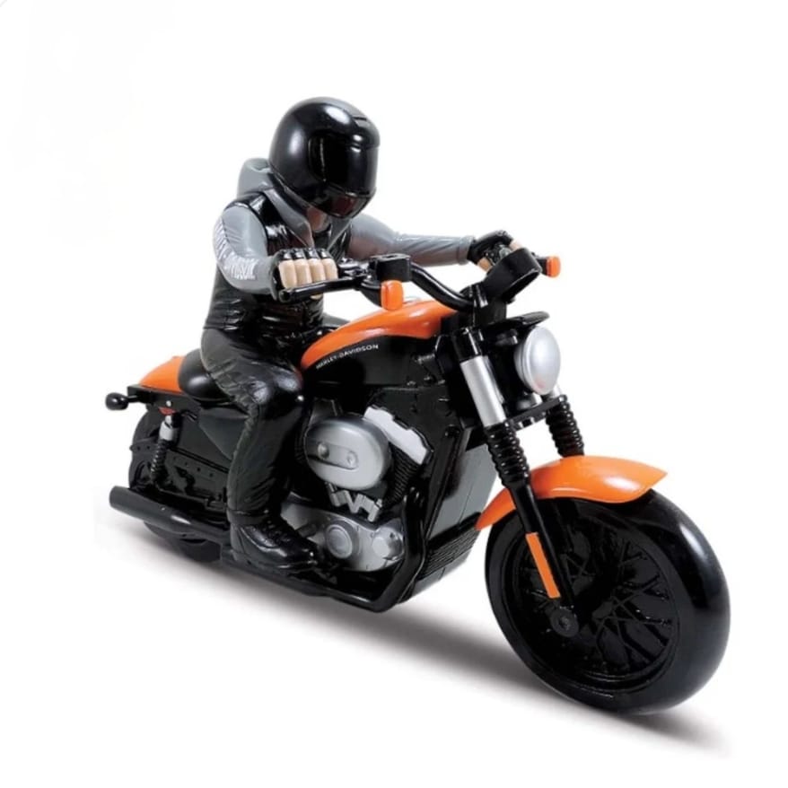 Maisto Harley-Davidson 1:12 Scale RC Motorcycle (Orange / Green)