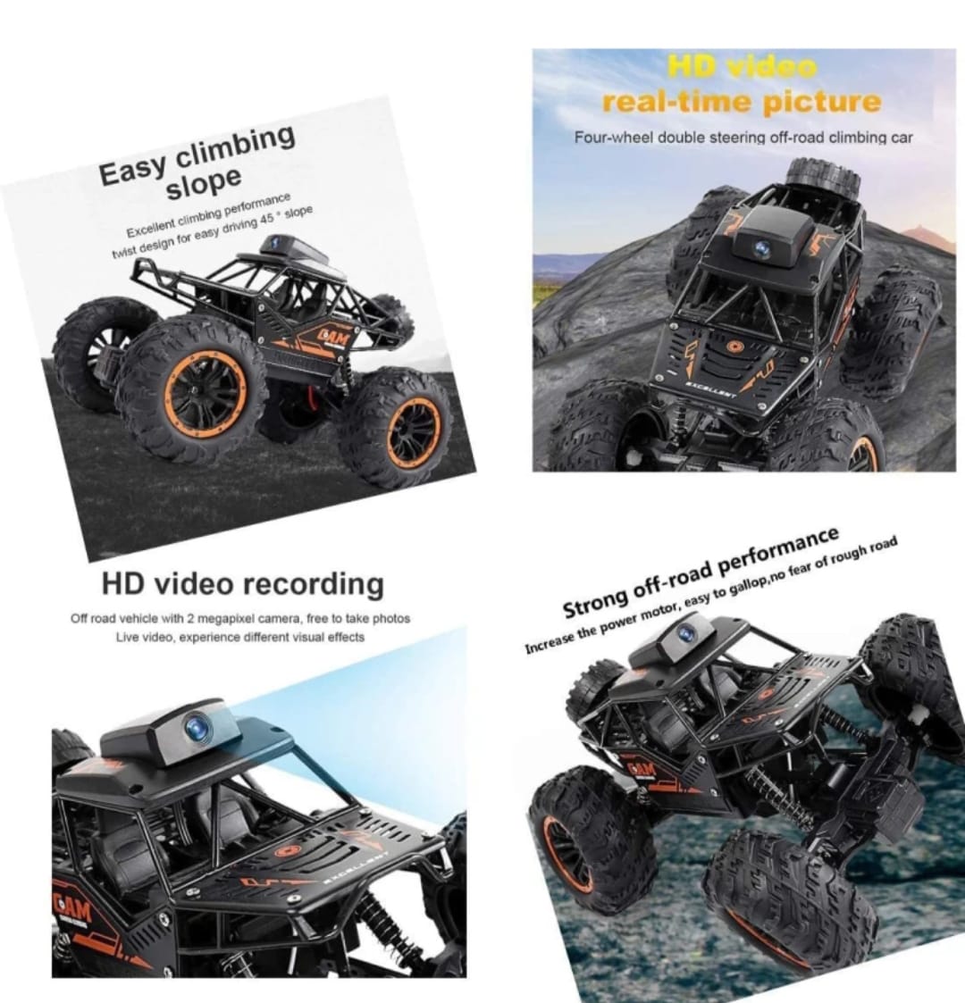 Rock crawler camera car remote control