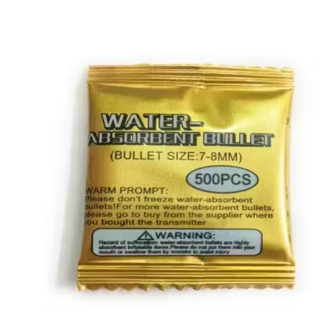 Water Soaked Ammo for Toy Guns( Bullet quantity 2500)