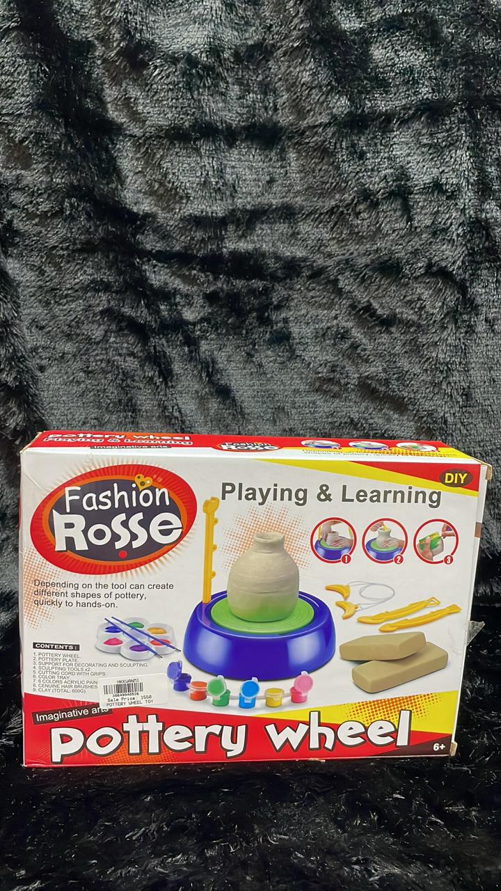 Fashion Rosse Pottery Wheel DIY Kit for Kids