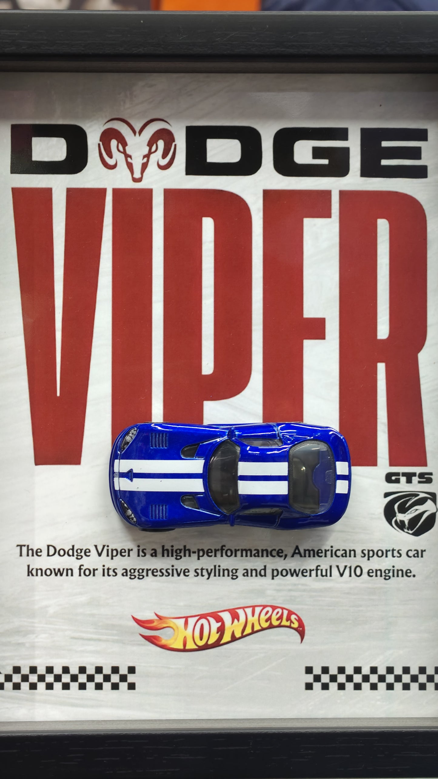 3D Car Frame - Diecast Model Wall Art