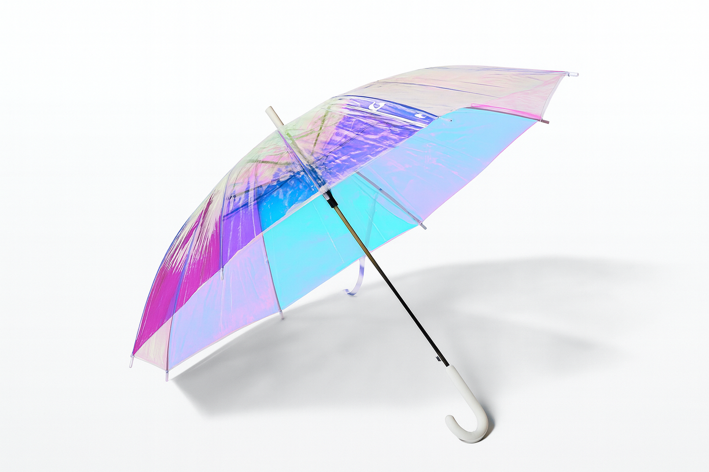 HOLOGRAPHIC UMBRELLA// FOR RAIN LOVERS//