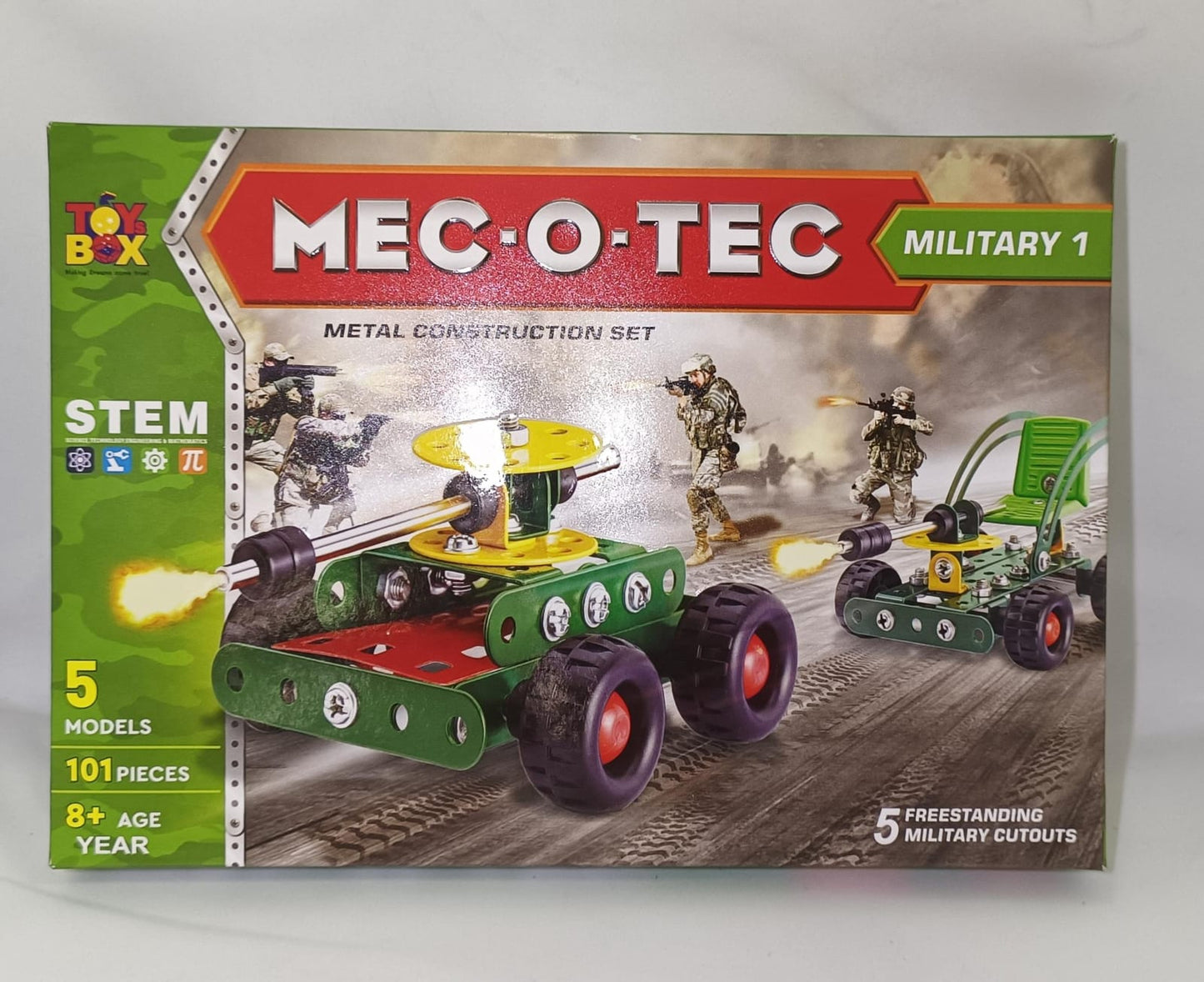 ToyBox Mec-O-Tec Military 1 Metal Construction Set