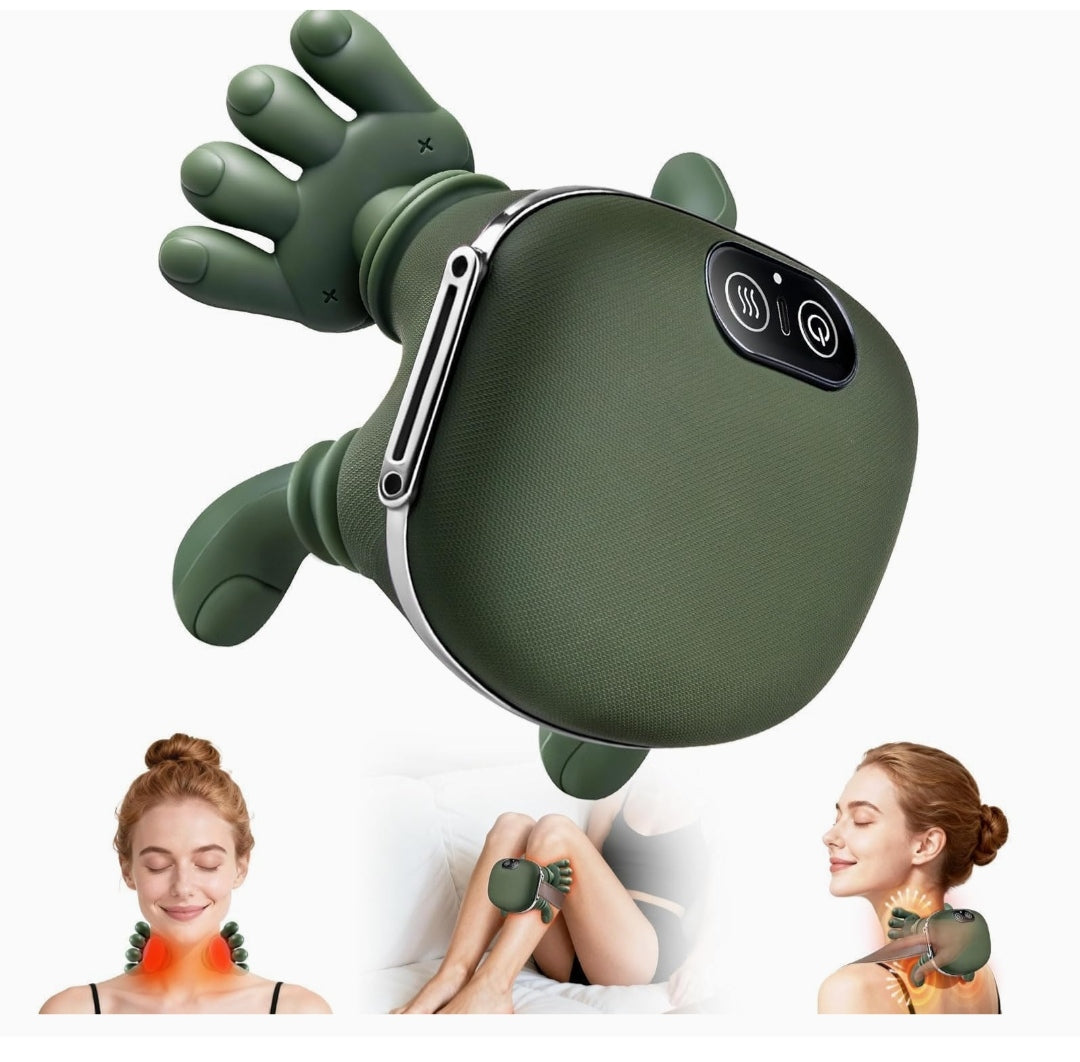 2-in-1 Full Body & Scalp Electric Massager Combo