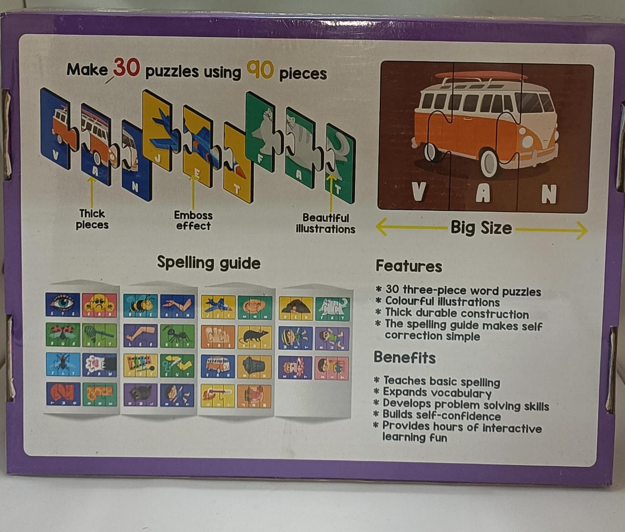 Play Panda Learning Puzzles - Spell and Learn (Type 4, 3+ Years)