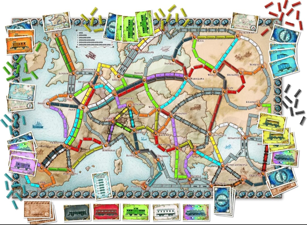 Ticket to Ride: Europe – Classic Board Game Adventure