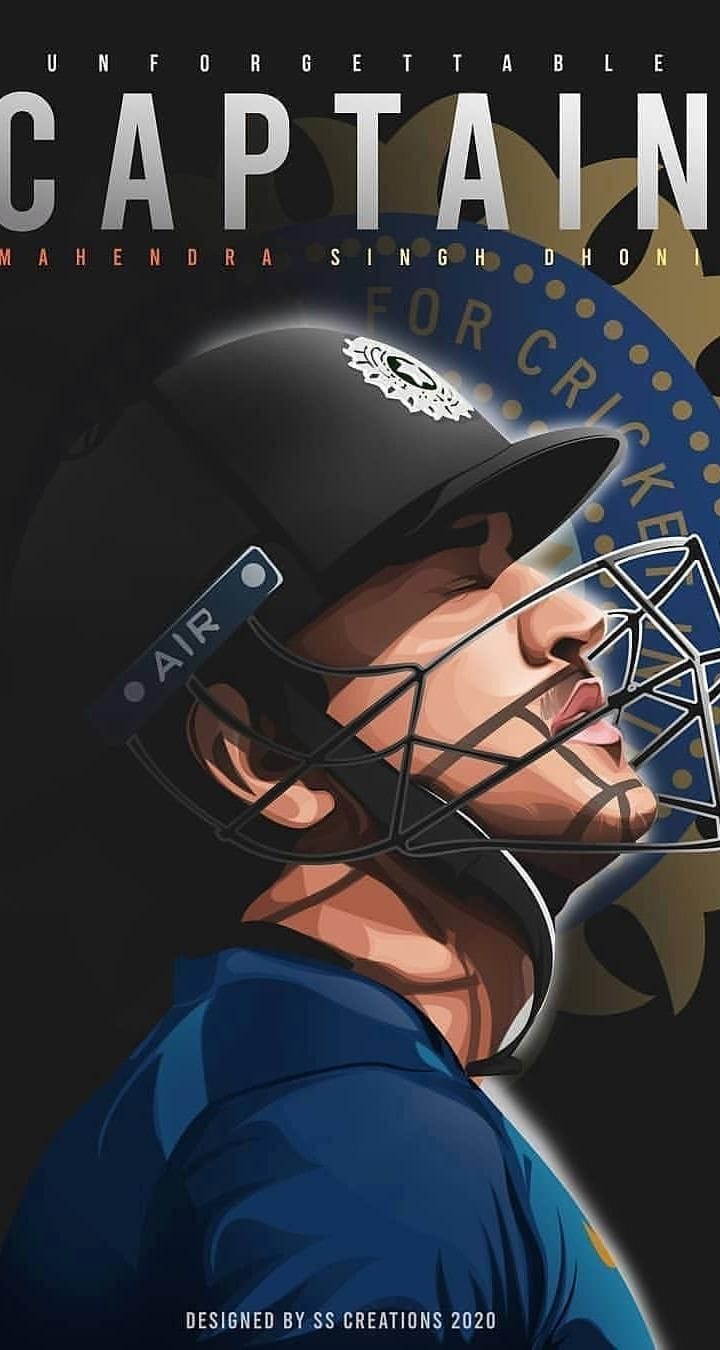 MAHENDRA SINGH DHONI UNFORGETTABLE CAPTAIN POSTER– SAI KRISHNA
