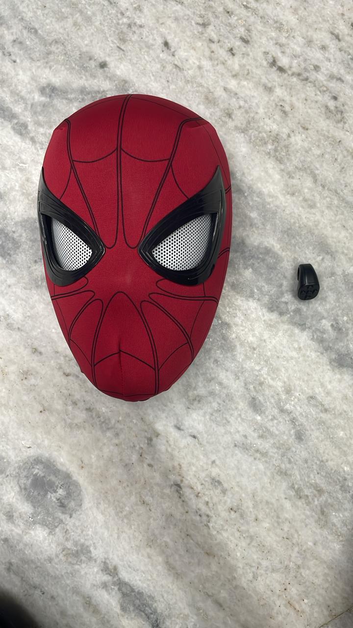Spider-Man Fabric Mask with Mesh Eyes