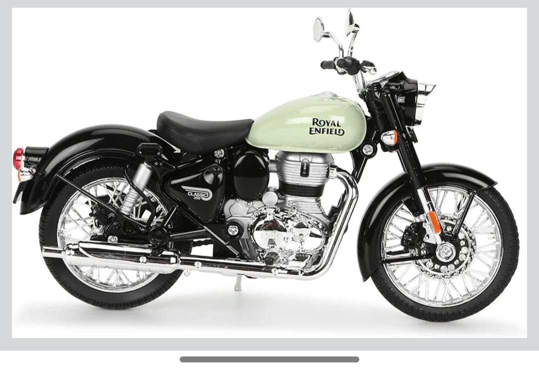 Royal Enfield Classic 350 Scale Model – Premium Die-Cast Motorcycle Collectible (1:12 Scale)