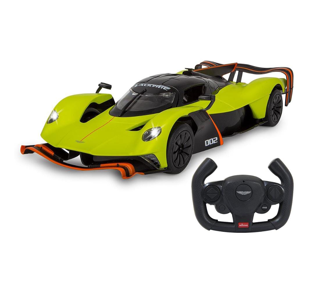 Aston Martin Valkyrie AMR Pro RC Car – 1:24 Scale Remote Control Hypercar (Green & Lime Variants)