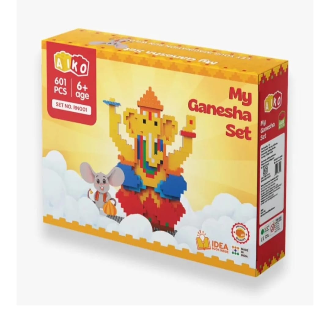 AIKO My Ganesha Building Block Set (601 Pieces) toys