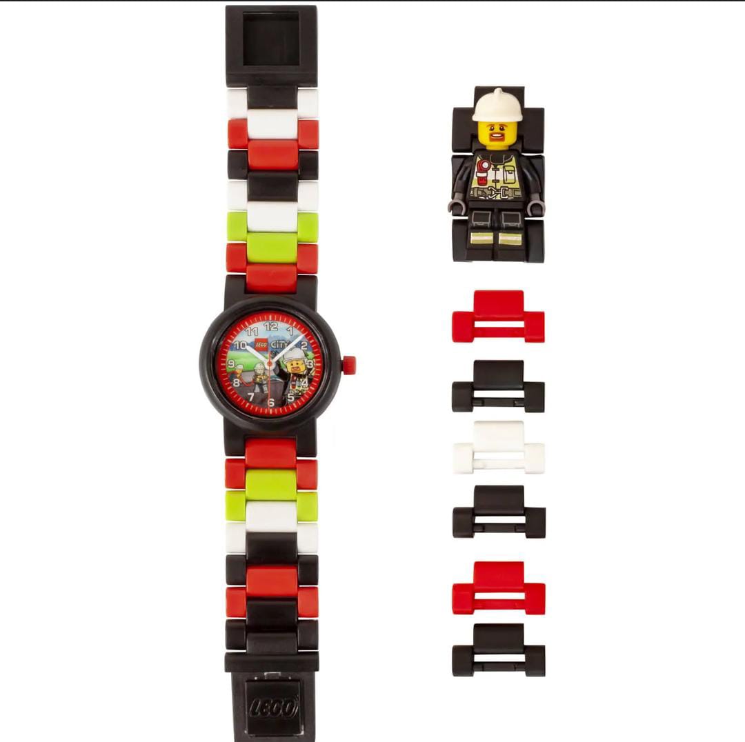 LEGO® City Firefighter Buildable Watch Set with Minifigure