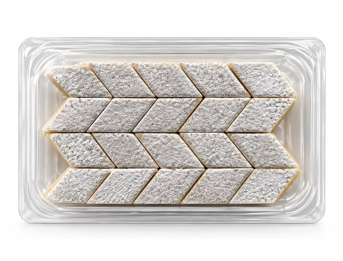 Traditional Premium Kaju Katli (100g) – Rich Cashew Sweet with Silver Vark