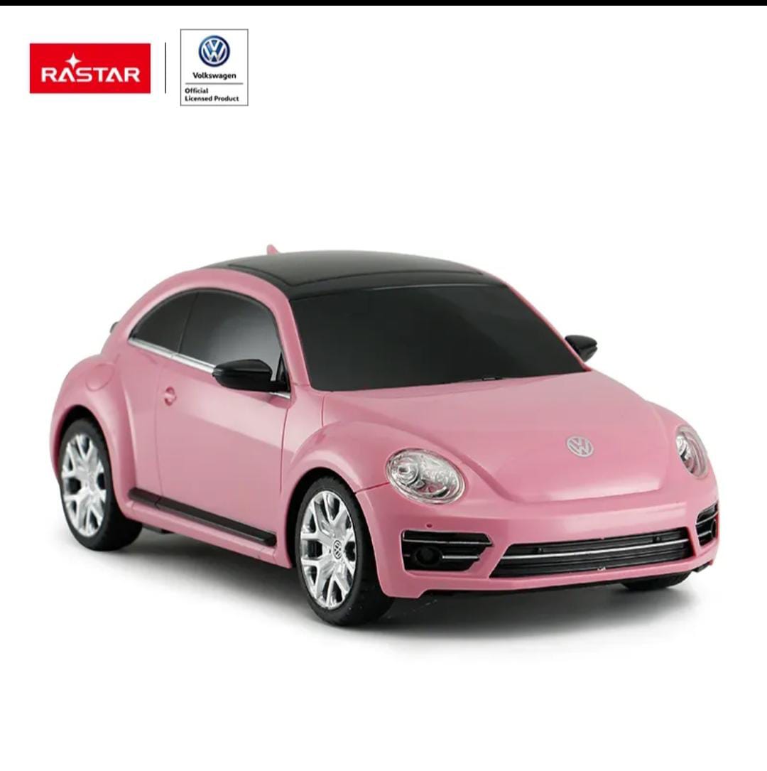 Volkswagen Beetle RC Car – 1:24 Remote Control Model (Yellow & Pink Variants