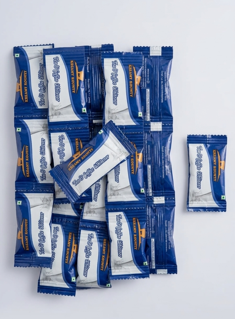 Kreamy Kounty Premium Tea & Coffee Whitener – Rich & Velvety Dairy Whitener Sachets (Pack of 3)