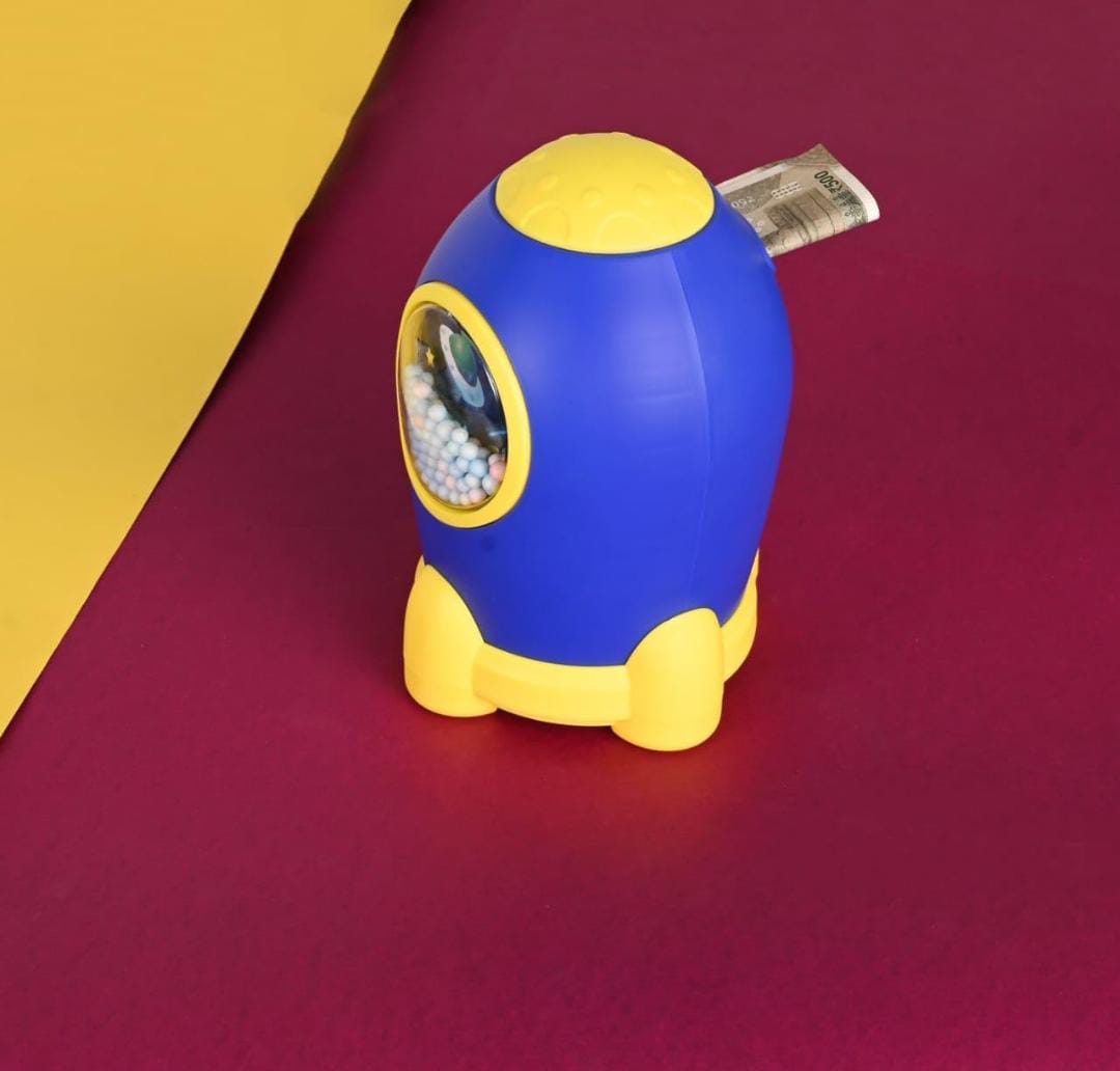 Rocket Buddy™ Coin Bank – Interactive Money Saving Toy
