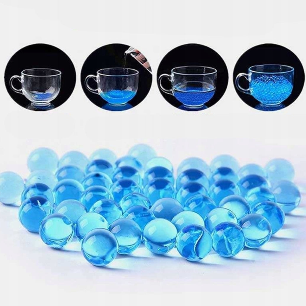 Gel Blaster Toy Gun – Blue & White Splatter Edition ( light flashing...) high speed gun🔫