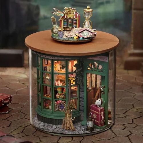 DIY Lamp LED Light-Up Miniature Shop Diorama