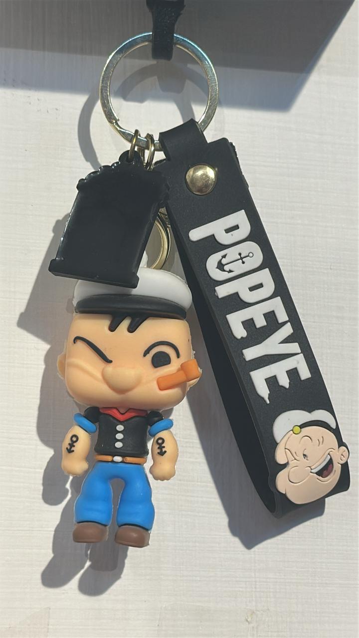 Popeye the Sailor Man Keychain Set