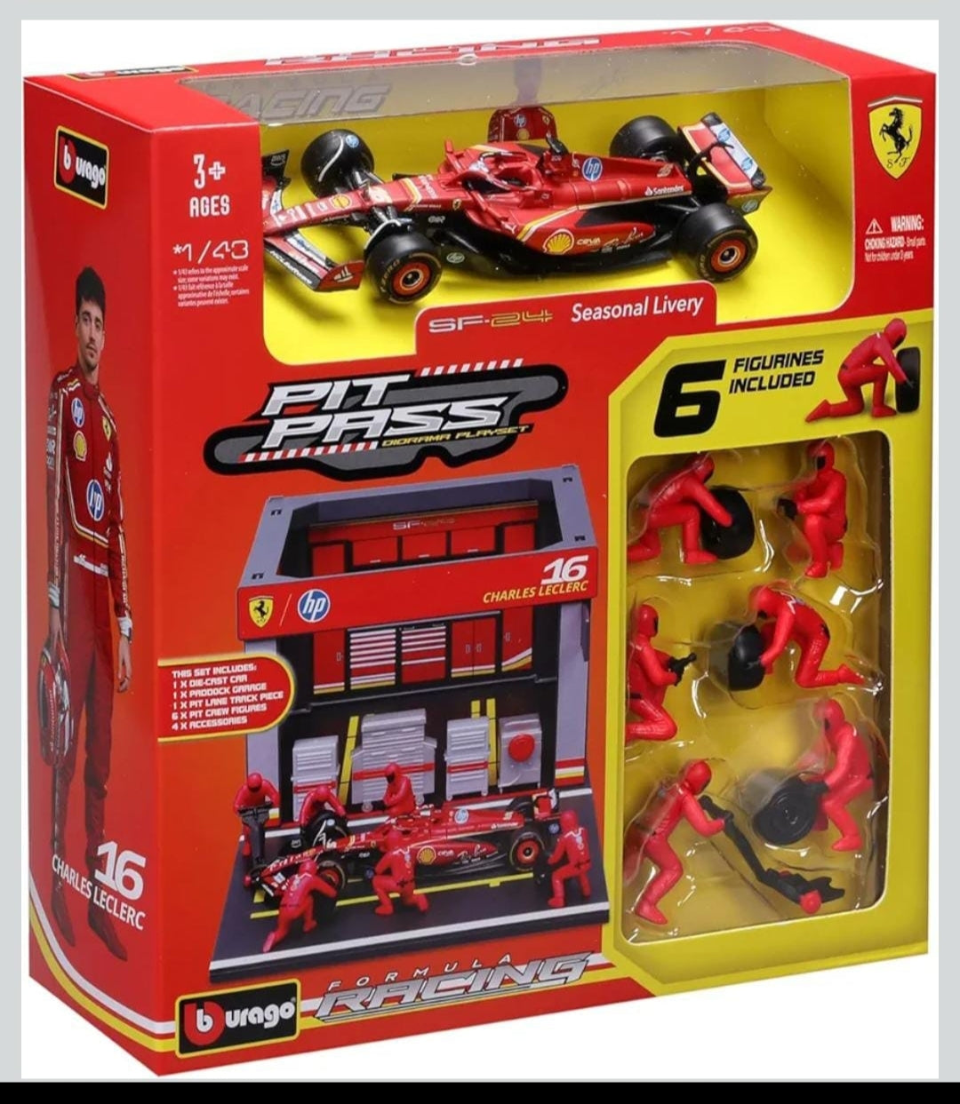 Burago 2024 Pit Stop 1:43 Scale